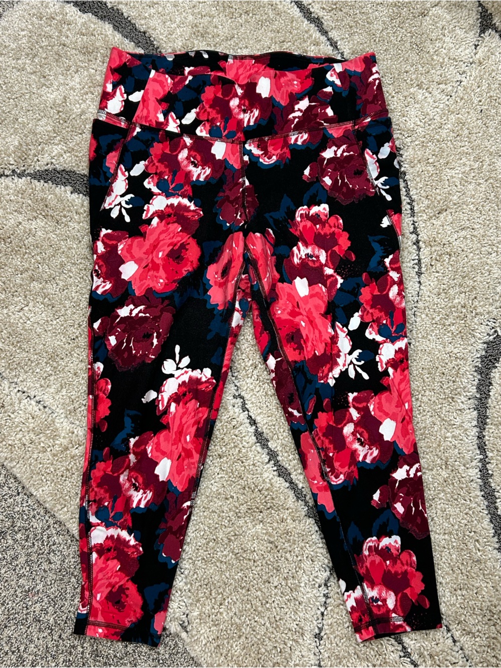 Livi ActivevWomen’s Floral Active Leggings - 18/20